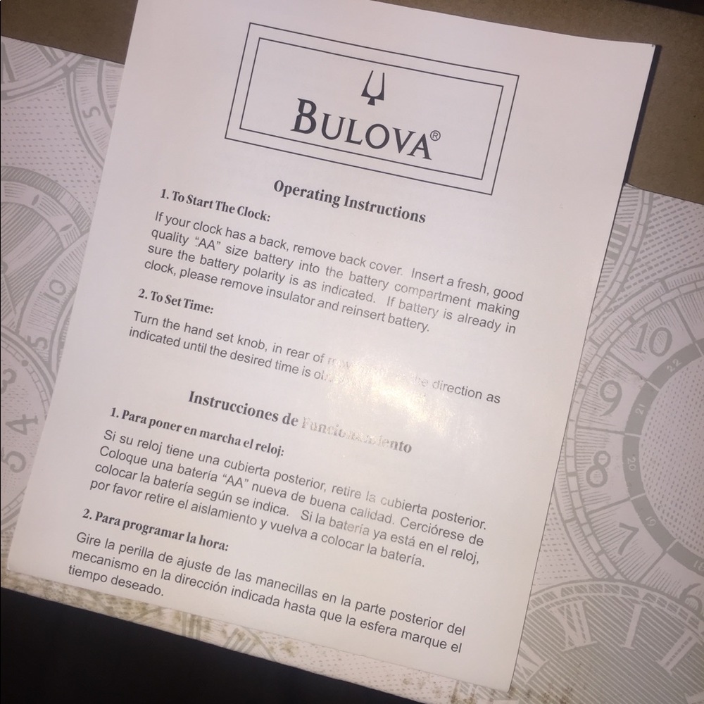 Bulova brand new wall clock ⏰- stunner ! - Picture 4 of 11